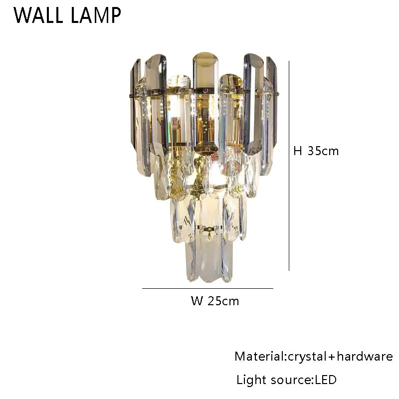Afralia™ Crystal Ceiling Chandelier for Modern Living Room Decor