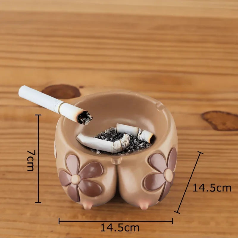 Afralia™ Pink Lips Ashtray: Stylish Smoking Accessories for Weed, Office Table, or as a Gift