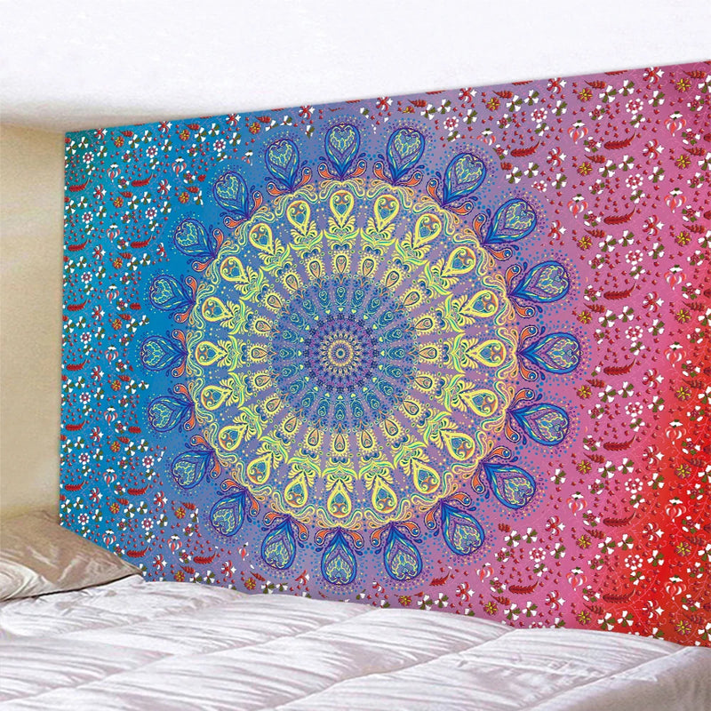 Afralia™ Mandala Boho Tarot Tapestry - Psychedelic Room Wall Decor