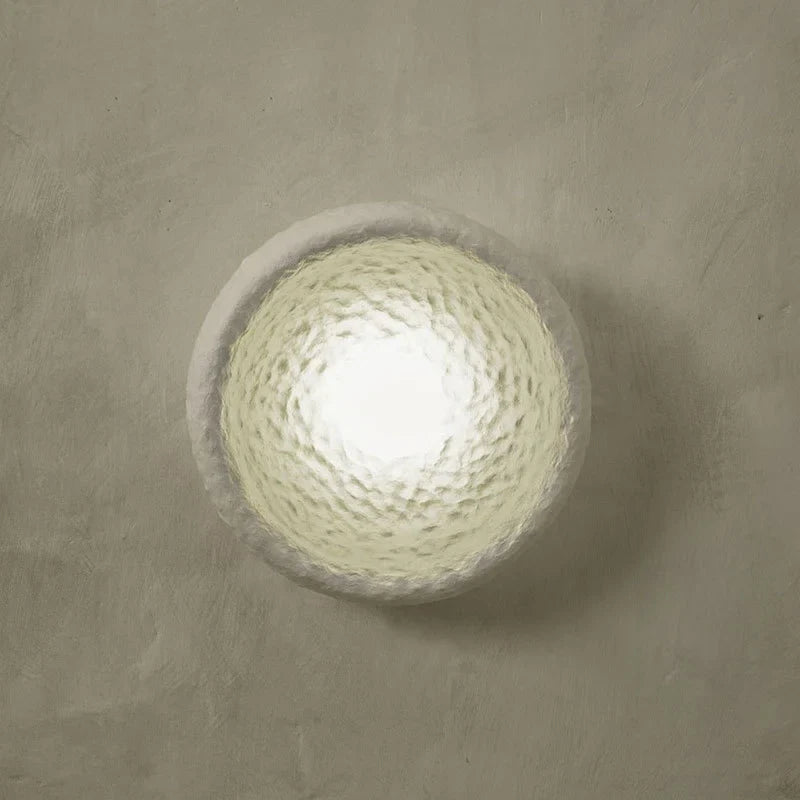 Afralia™ Wabi Sabi Indoor Wall Lamp Retro Bedroom Bedside Sconce LED Living Room Lighting