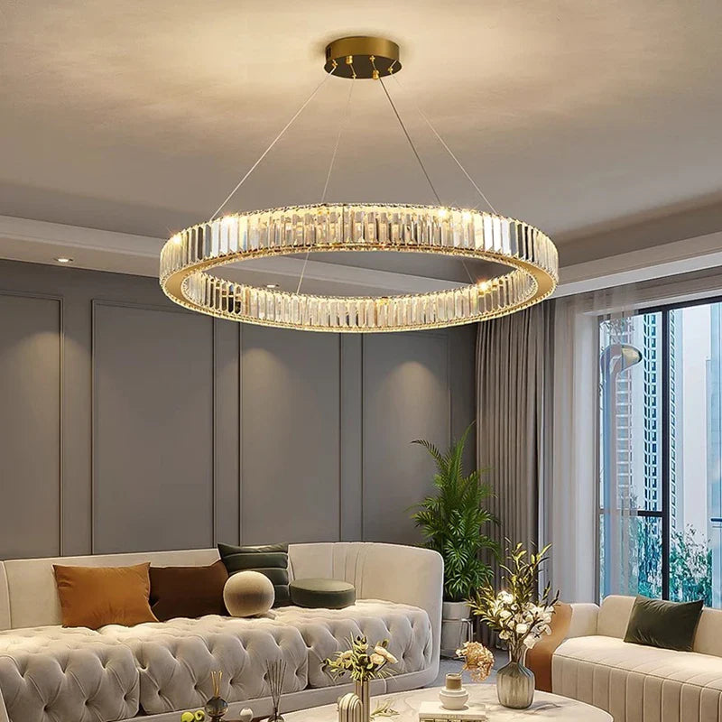 Afralia™ Modern LED Chandeliers for Living & Dining Room Lighting