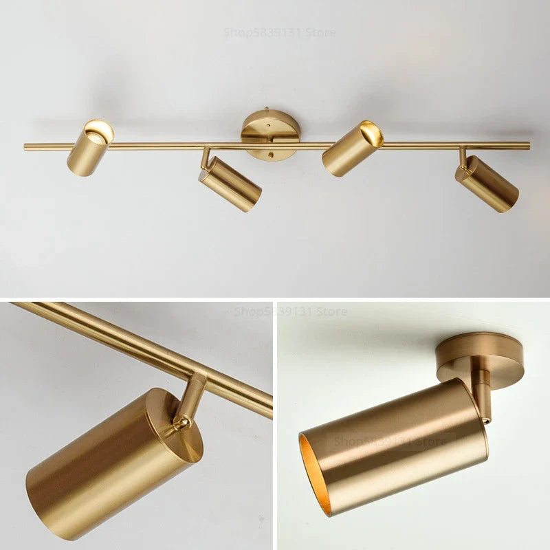 Afralia™ Modern Metal Track Lighting for Kitchen & Living Room