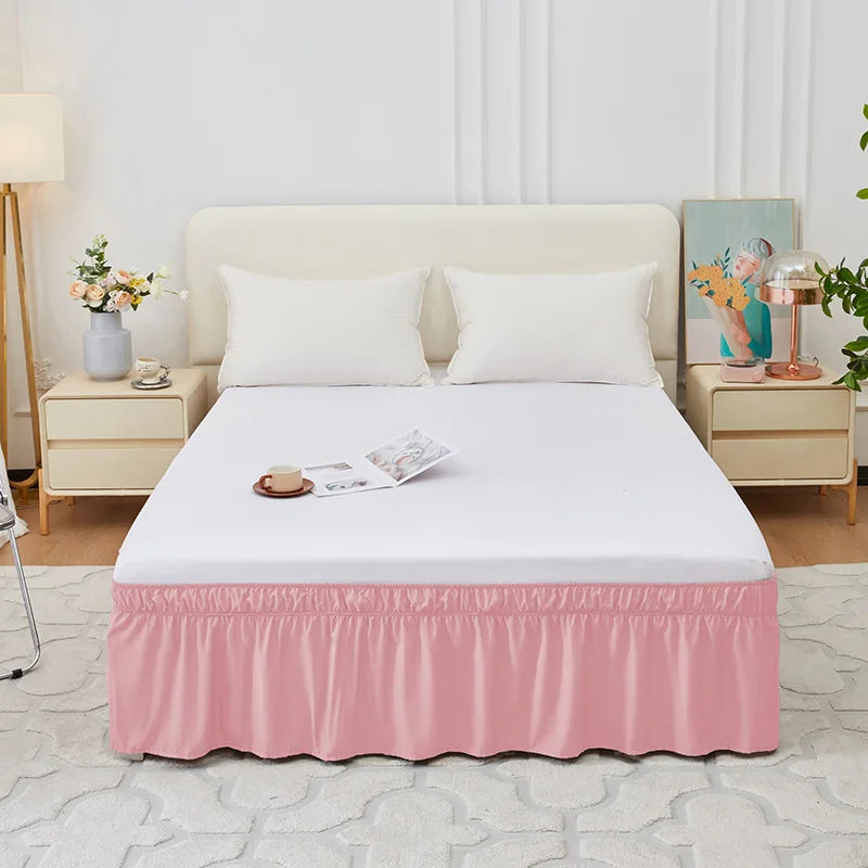 Afralia™ Non Slip Elastic Bed Skirt for Queen King Beds