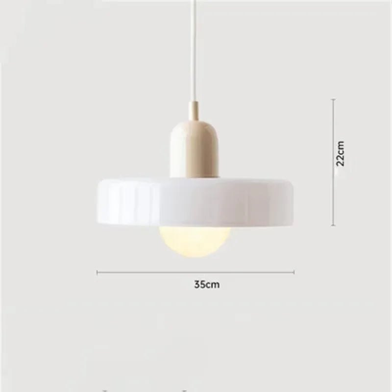 Afralia™ Nordic Glass Chandelier for Home Decor Hanging Lighting Fixtures