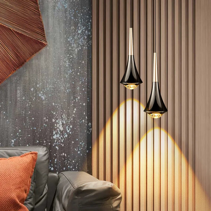 Afralia™ Contemporary Horn Chandelier: Restaurant & Living Room Ceiling Pendant Lighting