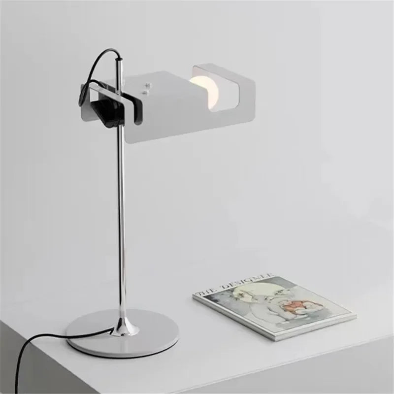 Afralia™ Silver Spider Table Light: Adjustable Design Lamp for Living Room, Bedroom, Hotel