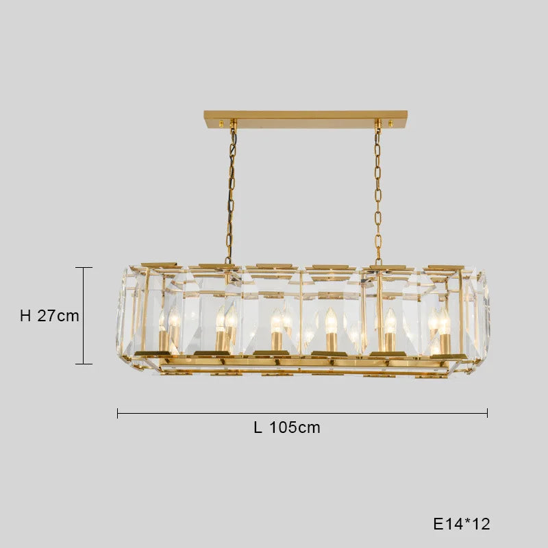 Afralia™ Black Crystal Pendant Chandelier for Home Decor Luxe Lighting