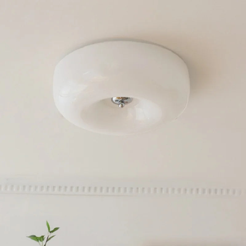 Afralia™ French Cream Ceiling Lamp for Children's Room and Bedroom