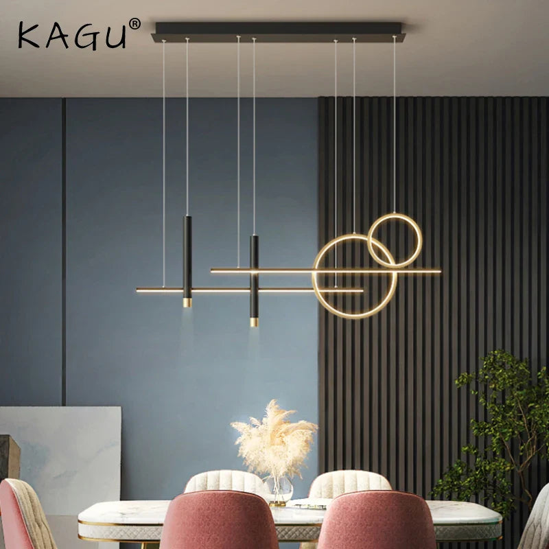 Afralia™ Minimalist LED Pendant Lights for Home Decor Indoor Lighting