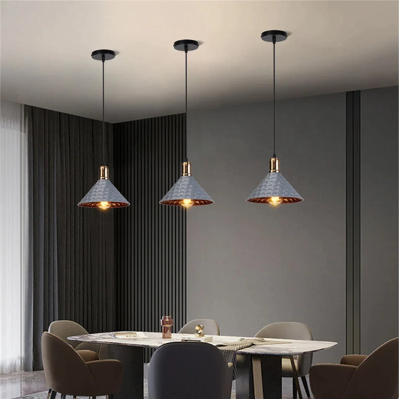 Afralia™ Industrial Retro Pendant Lamp for Dining, Bar, Bedroom - Creative Chandeliers