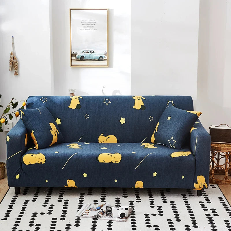 Afralia™ Stretch Sofa Cover Print Slipcover Couch Protector Case for Seater