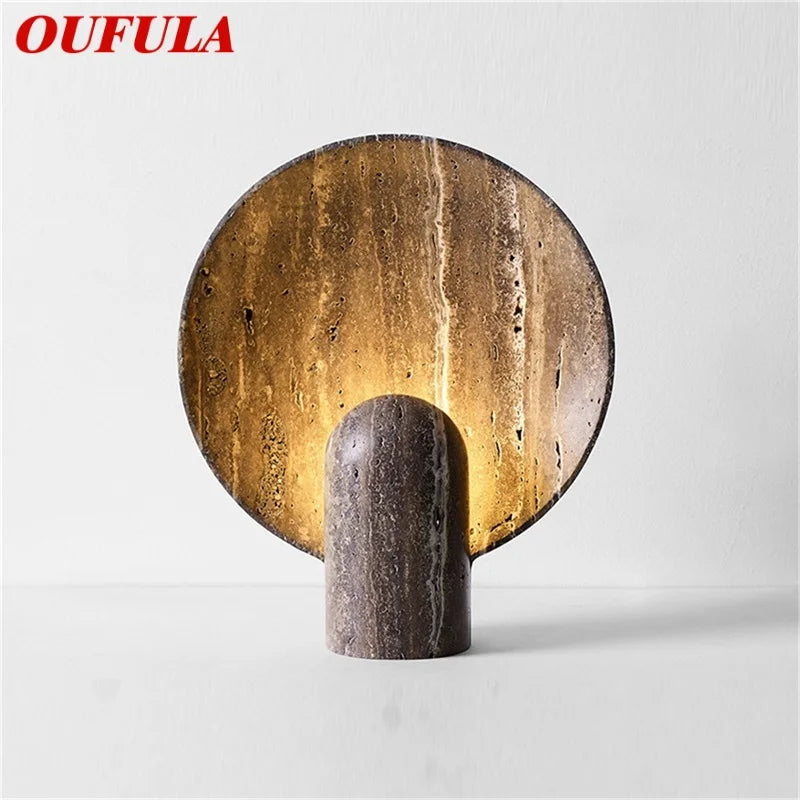 Afralia™ Nordic Resin LED Desk Lamp: Modern & Creative Design for Home Decor