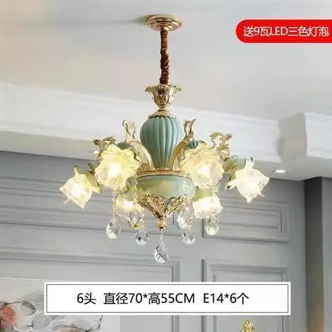 Afralia™ Crystal Chandelier: Modern Nordic Bedroom Living Room Lighting Home Decor
