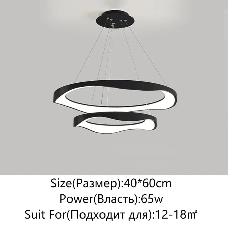 Afralia™ Minimalist LED Pendant Lamp for Living Room, Bedroom, and Restaurant