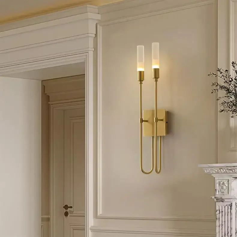 Afralia™ Double Headed LED Wall Lamp - Nordic Luxury Sconce for Home Decor