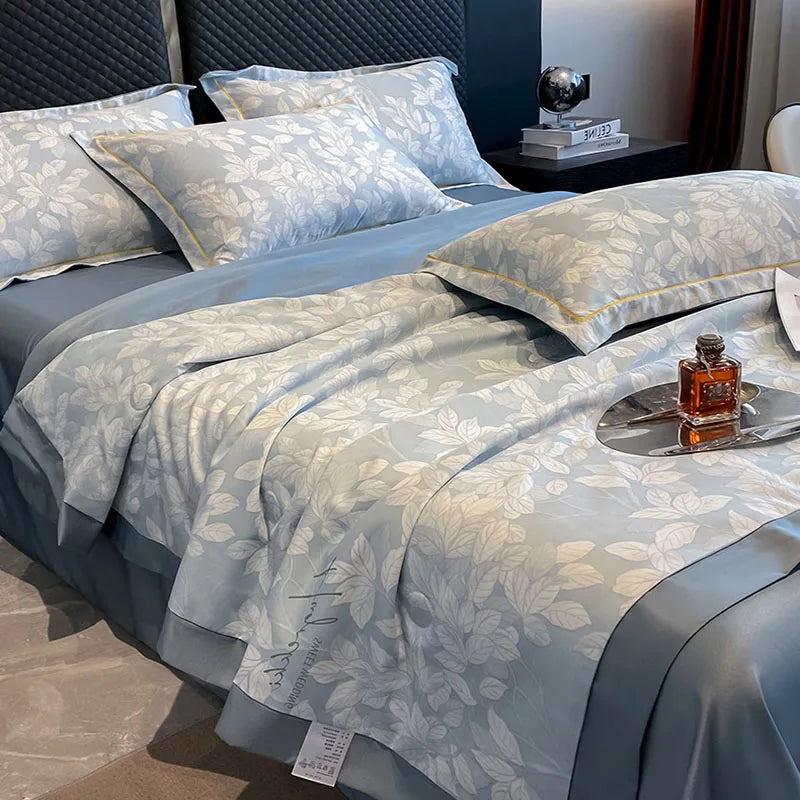 Afralia™ Silky Washed Summer Quilt - Skin-Friendly & Breathable Light Luxury Comforter