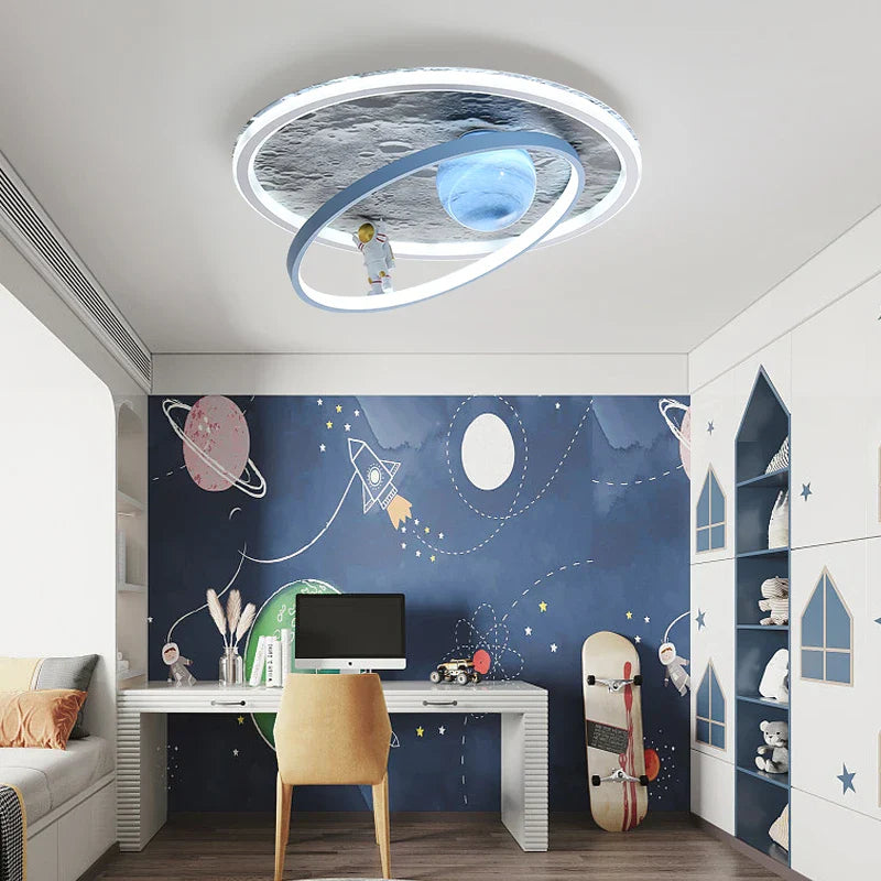 Afralia™ Moon LED Ceiling Lights Indoor Home Decor Lighting for Bedroom, Study, Kitchen