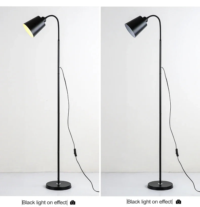 Afralia™ Nordic LED Floor Lamp for Home Decor and Lighting in Bedroom Living Room