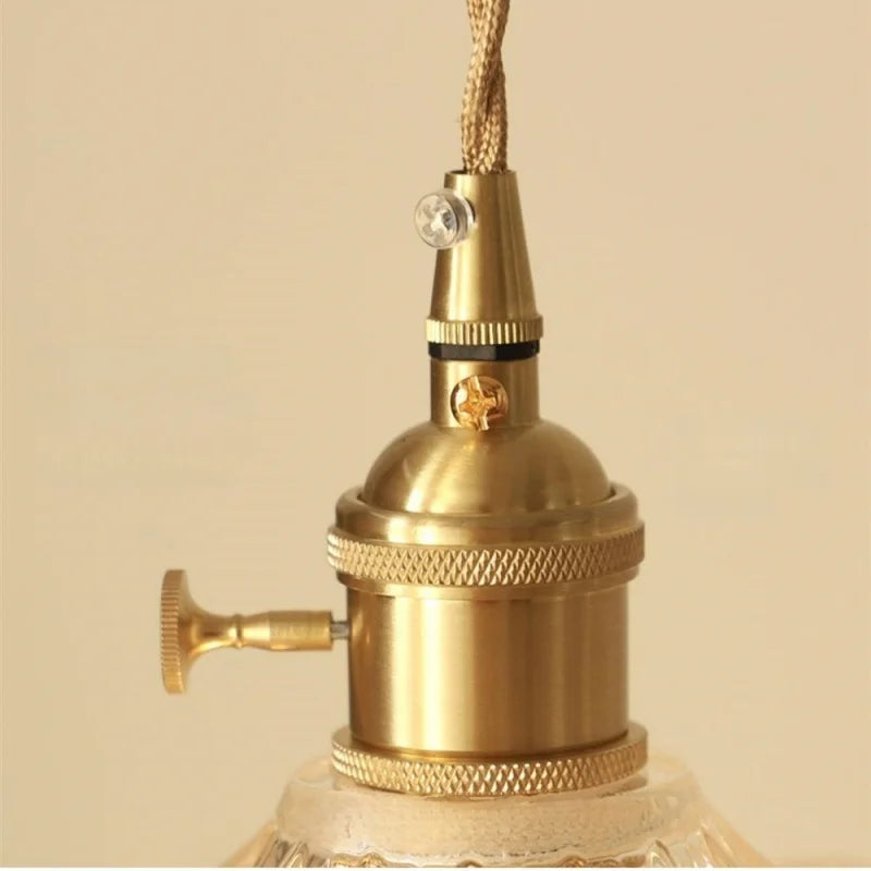 Afralia™ LED Pendant Lamp Clear Glass Sconce Modern Minimalism Stair Light