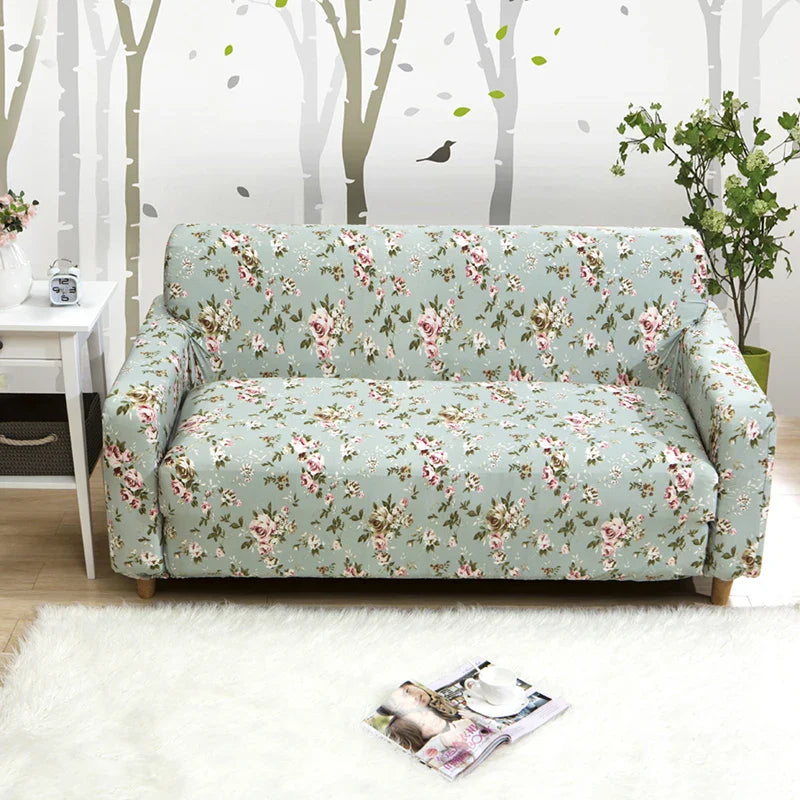 Afralia™ Stretch Sofa Cover Slipcover for 3 Seater Couch - Print Protector