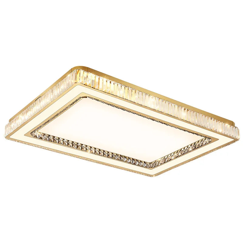 Afralia™ Luxury Crystal Ceiling Light Chandelier for Modern Home Décor