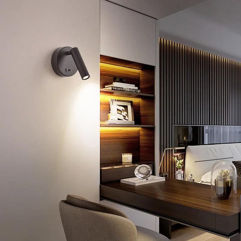 Afralia™ LED Wall Lamp Modern Spotlight Indoor Lighting for Living Room & Bedroom