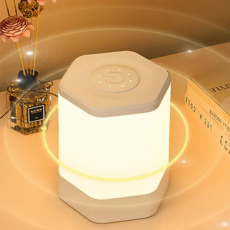 Afralia™ LED Night Light USB Lamp for Bedside Table, Human Touch Control, Bedroom Lighting