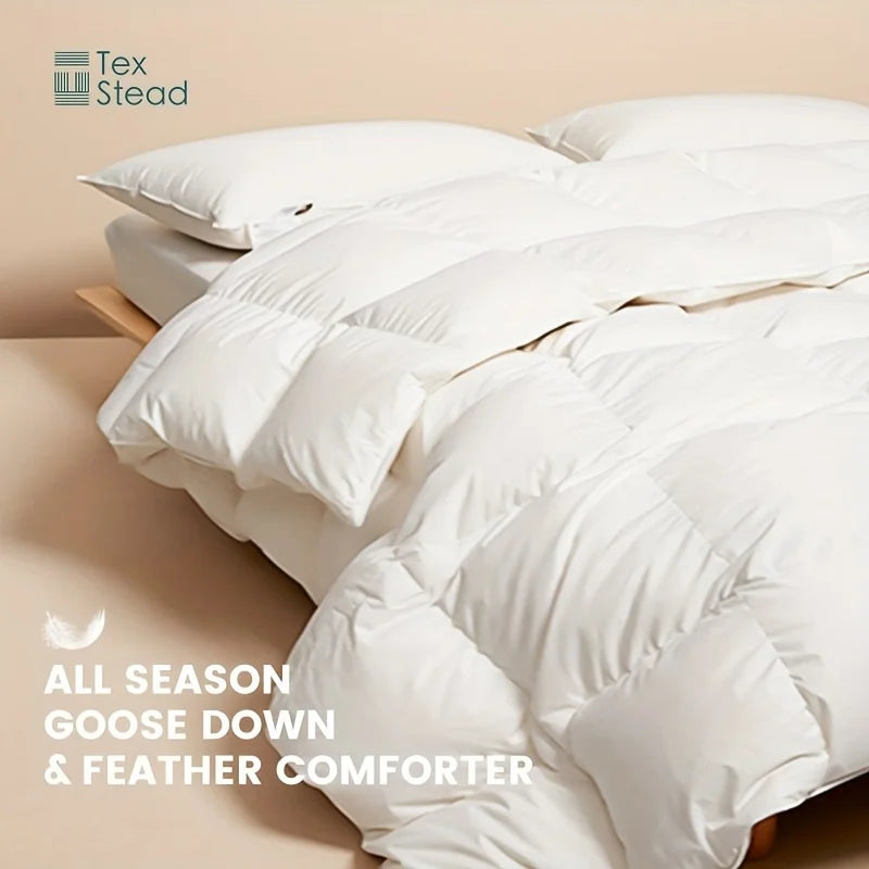 Afralia™ All Season Lightweight Goose Down Comforter Duvet Insert - Twin/Queen/King Size