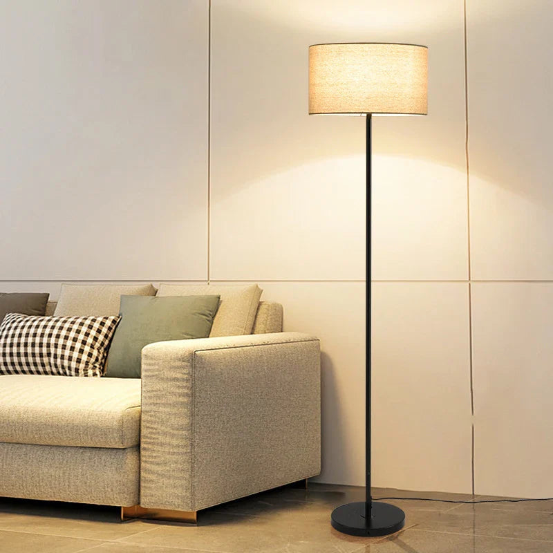 Afralia™ LED Vertical Floor Lamp for Modern Living Room & Bedroom Atmosphere Lighting