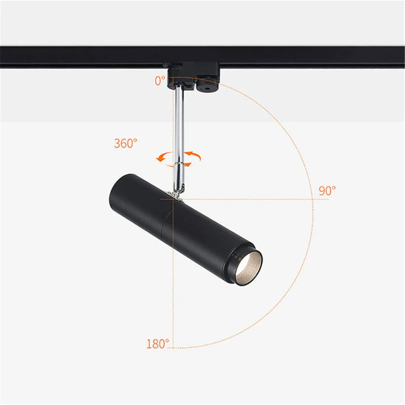 Afralia™ Adjustable Focus LED Track Lights for Commercial Spaces