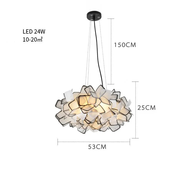 Afralia™ Clizia LED Chandelier - New Design Acrylic Suspended Bedroom Cafe Lights