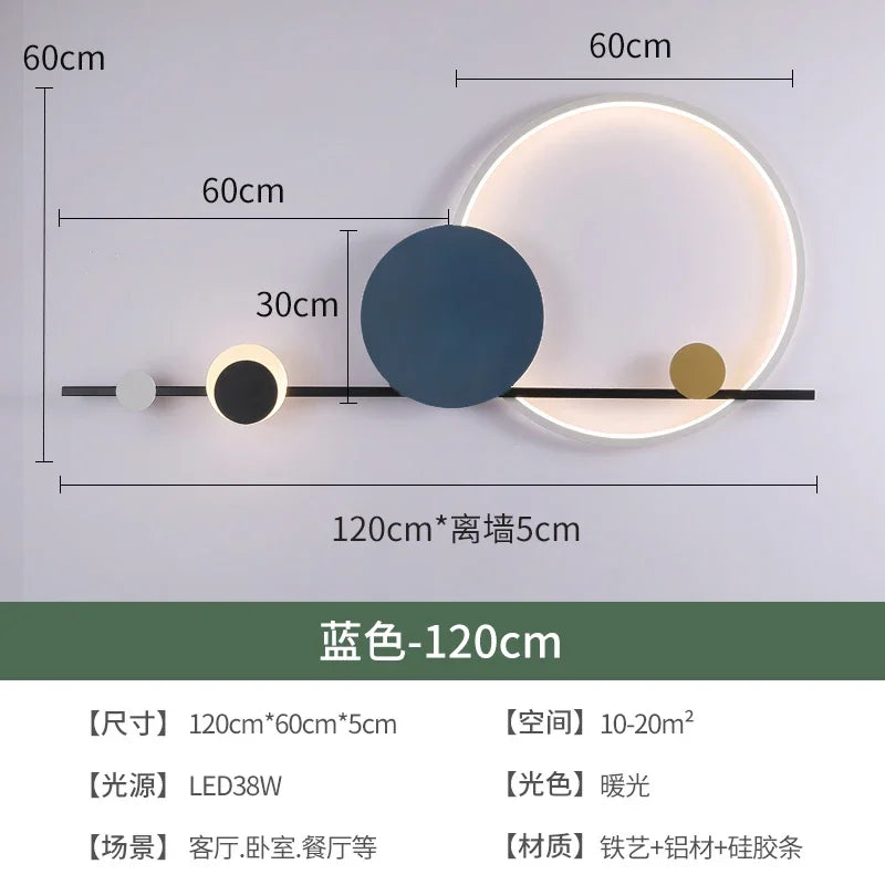 Afralia™ LED Wall Sconce Modern Atmosphere Lighting Fixture for Home Decor