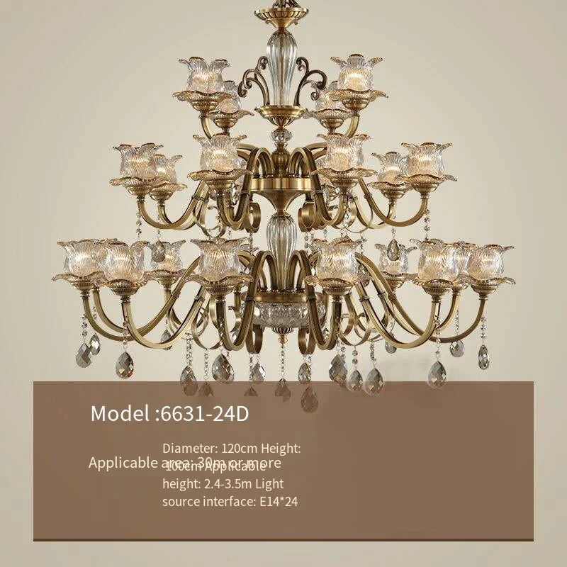 Afralia™ Crystal Chandelier: Elegant European Style for Living Room, Bedroom, and Dining Room