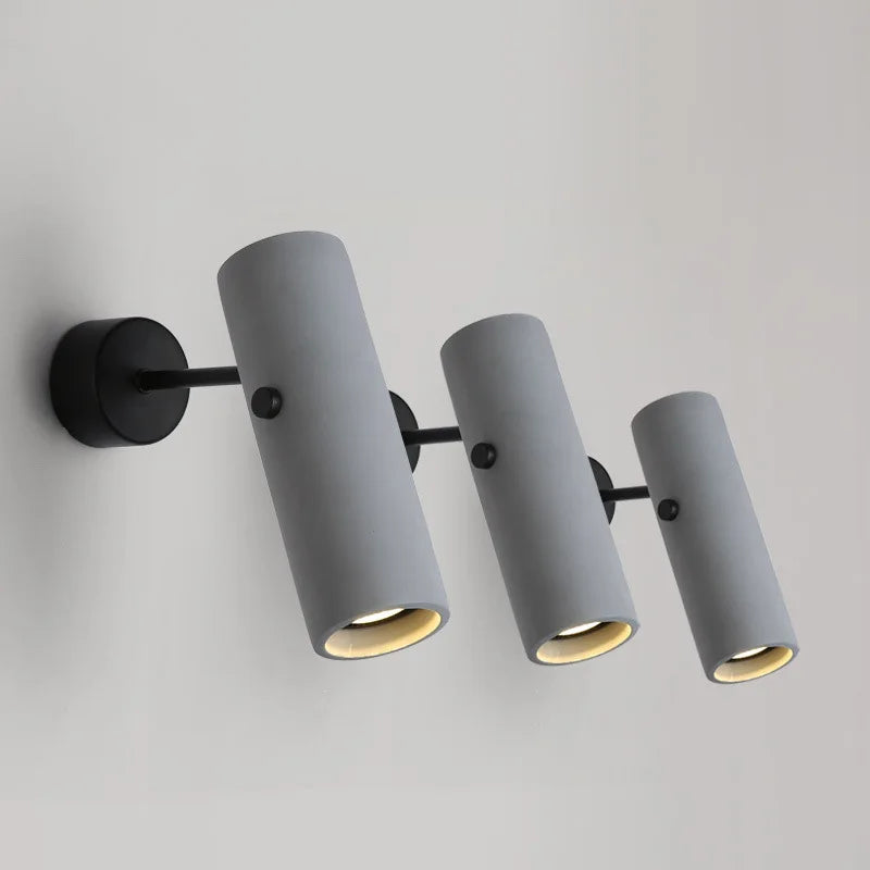 Afralia™ Loft Industrial LED Wall Light | Rotate Adjustable Cement Gray Vintage Wandlamp
