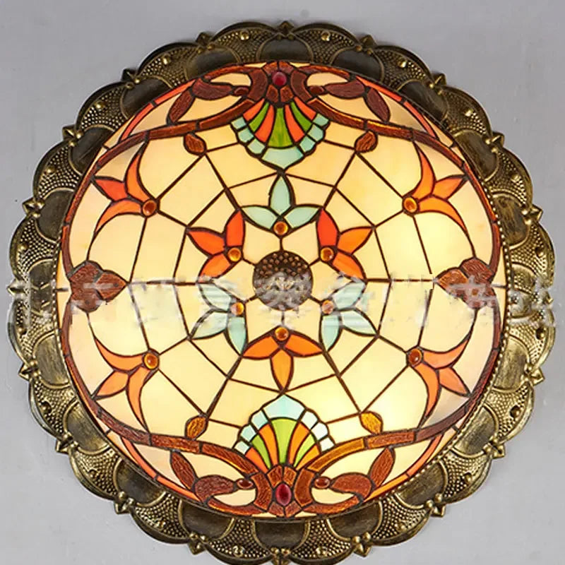 Afralia™ Bohemian Glass Ceiling Light: European Baroque Style for Home Decor & LED Lighting.