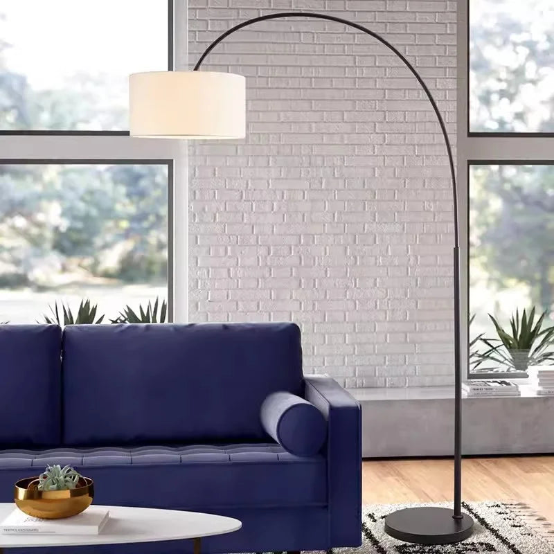 Afralia™ Minimalist Nordic Fishing Floor Lamp for Living Room and Study