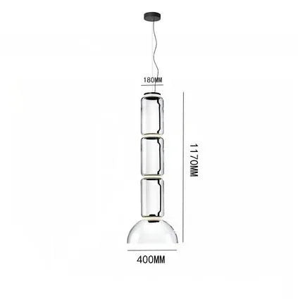 Afralia™ Noctambule Pendant Lamp: Modern Italian Design for Living Room, Staircase, Bar, Loft