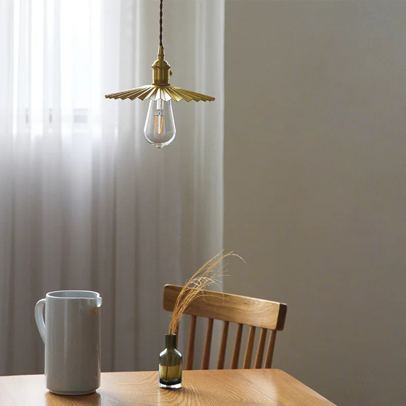Afralia™ Nordic Copper LED Pendant Lamp for Modern Spaces