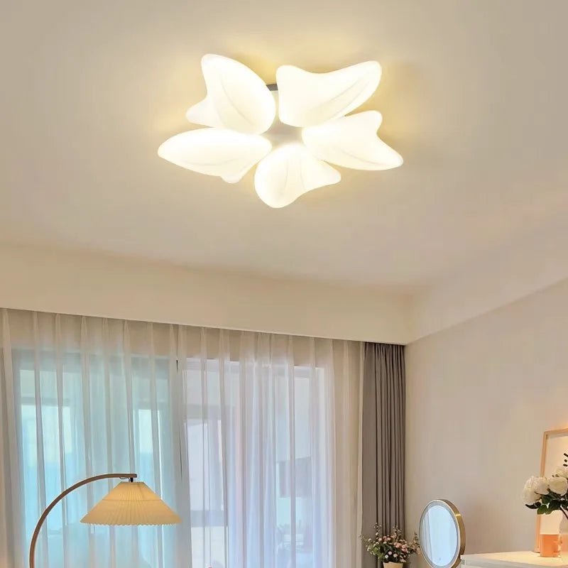 Afralia™ Aisal Flower Ceiling Chandelier with Remote Dimming for Modern Home Decor