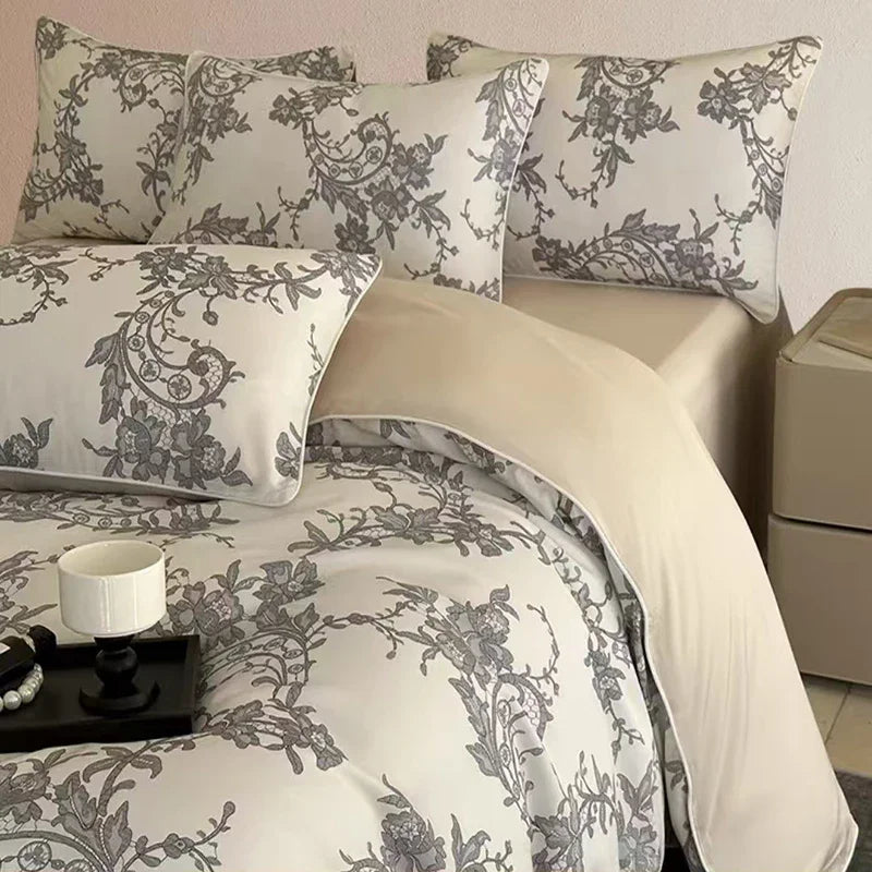 Afralia™ Summer Rayon Bedding Set: Cooling, Breathable, Skin-Friendly Comforter Set