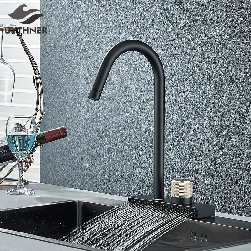 Afralia™ Pull Out Kitchen Faucet with Multiple Water Outlets