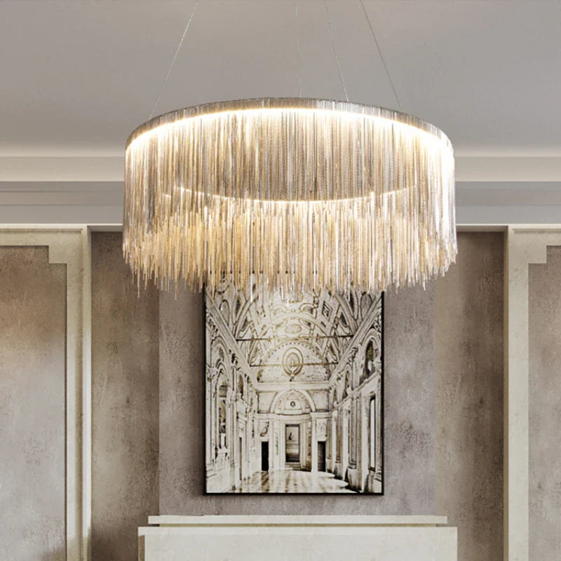 Afralia™ Tassel Chandeliers: Luxury Lighting for Home, Restaurant, and Hotel Settings