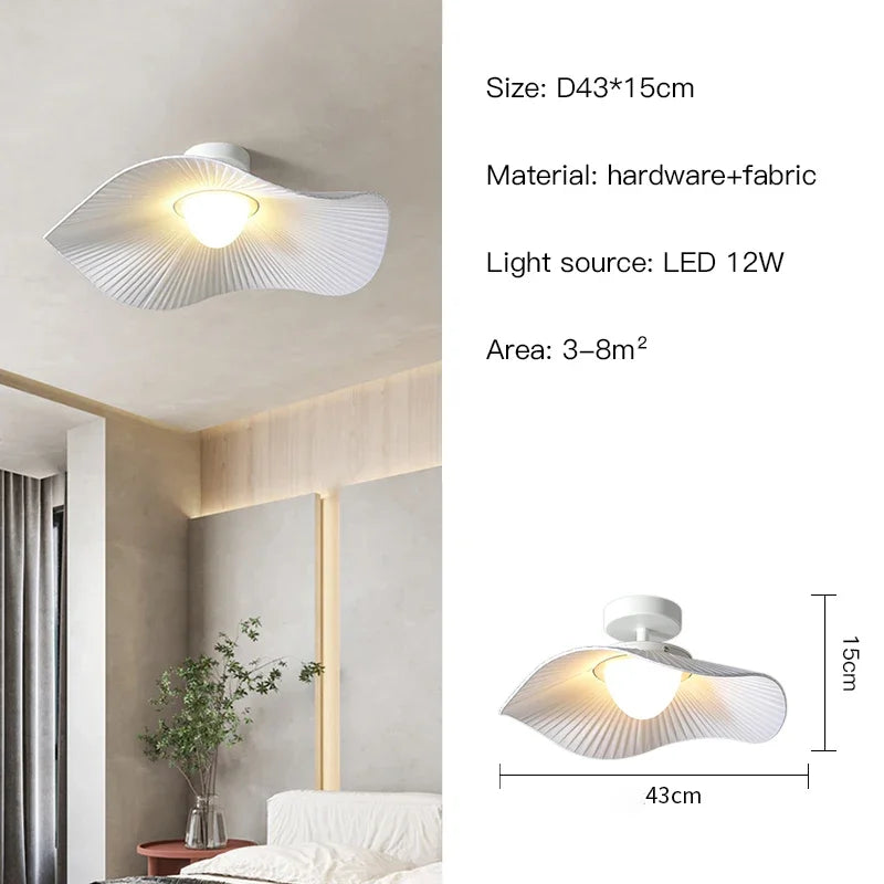 Afralia™ White Dome Pendant Light: Modern Minimalist Fabric for Bedroom, Dining Room, Living Room