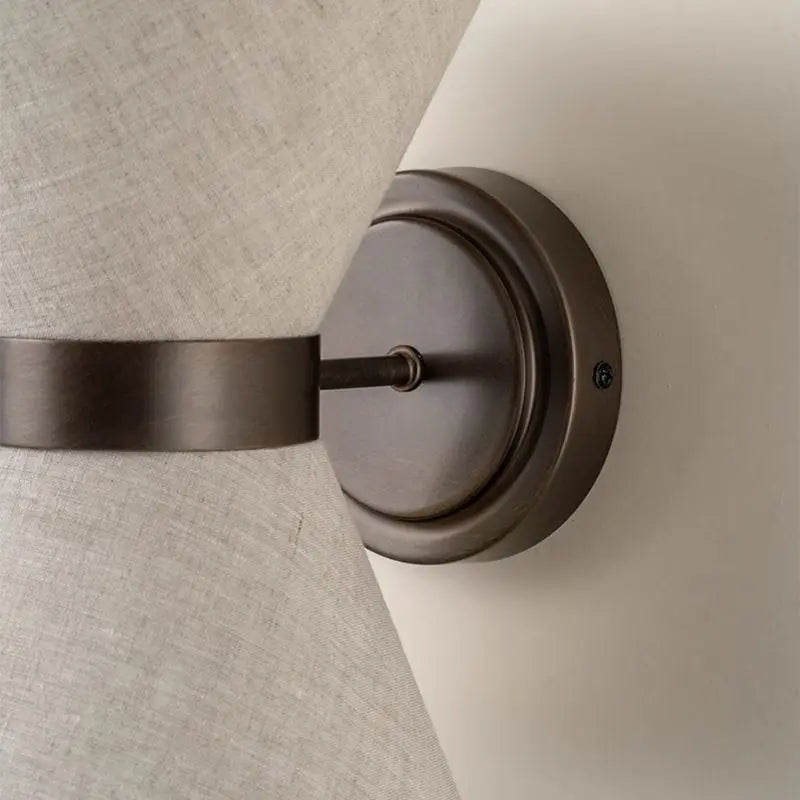 Afralia™ Wabi-sabi Cloth Wall Lamp Simple Japanese Style Living Room Bedroom Light
