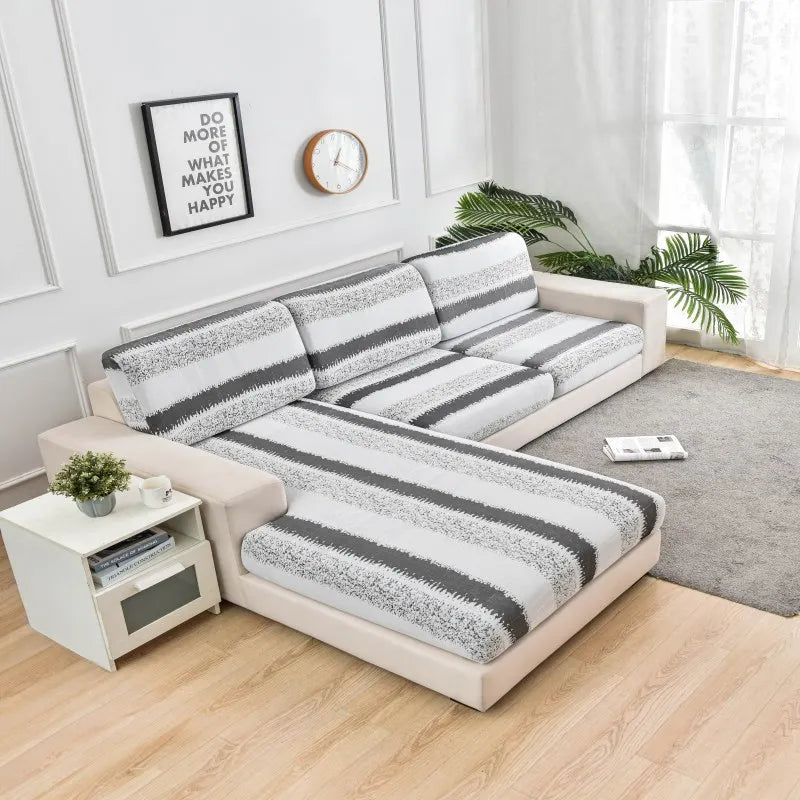 Afralia™ Premium Jacquard Chenille Sofa Seat Covers - Stretchy & Thick Loveseat Protector