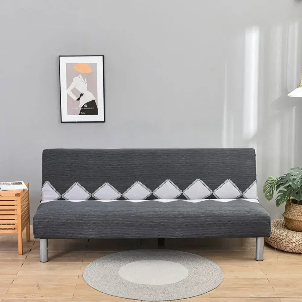 Afralia™ Stretchy Futon Sofa Cover for Sofa without Armrests