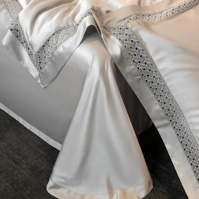 Afralia™ Eucalyptus Fiber Summer Quilt Bedding Set with Wide Edge & Silky Cool Feel