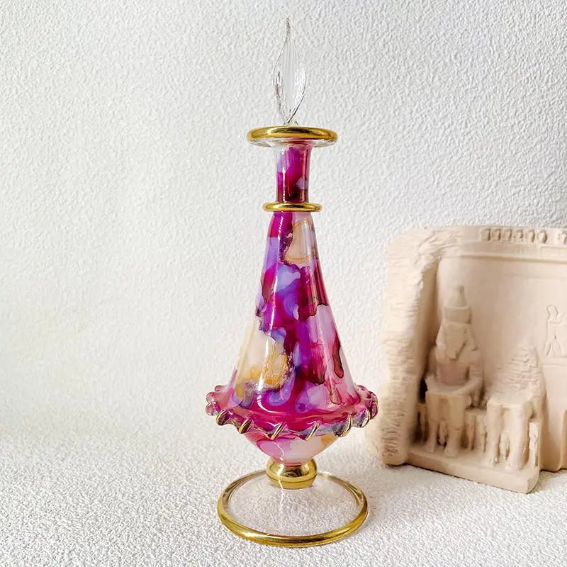 Afralia™ Glass Bottle Jewelry Ornaments, Colorful Souvenirs