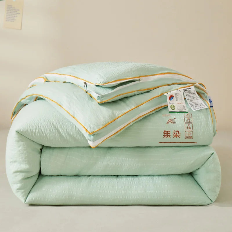 Afralia™ Cozy Soy Fiber Quilt: Soft, Warm, and Skin-friendly Bedding Solution