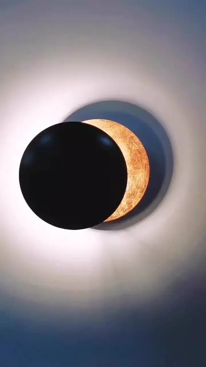 Afralia™ Modern Rotatable Circular Wall Lamp for Bedroom and Living Room